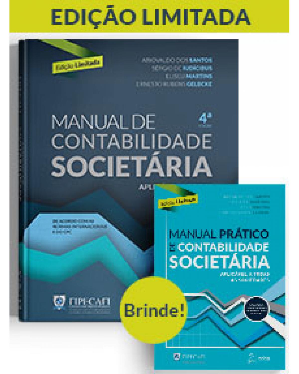 Manual de contabilidade societária - Capa dura - Oferta especial - 1ª Edição | 2022