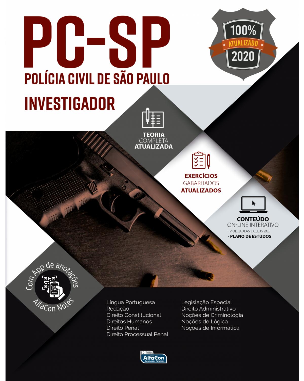 Investigador de Polícia Civil de São Paulo (PC-SP) - 2ª Edição | 2020