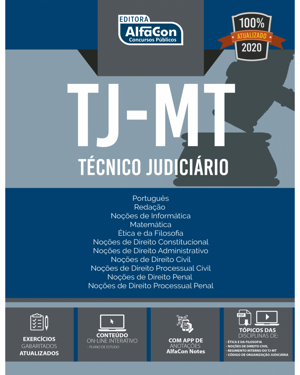 TJ-MT - Técnico judiciário - 1ª Edição | 2020