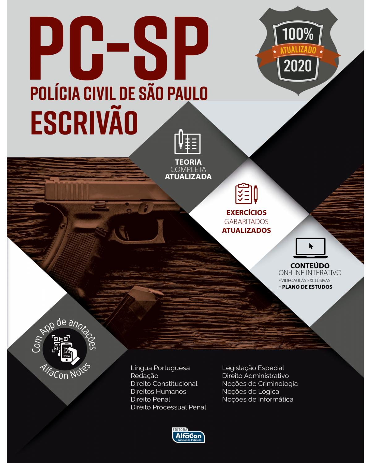 Escrivão de Polícia Civil de São Paulo (PC-SP) - 2ª Edição | 2020