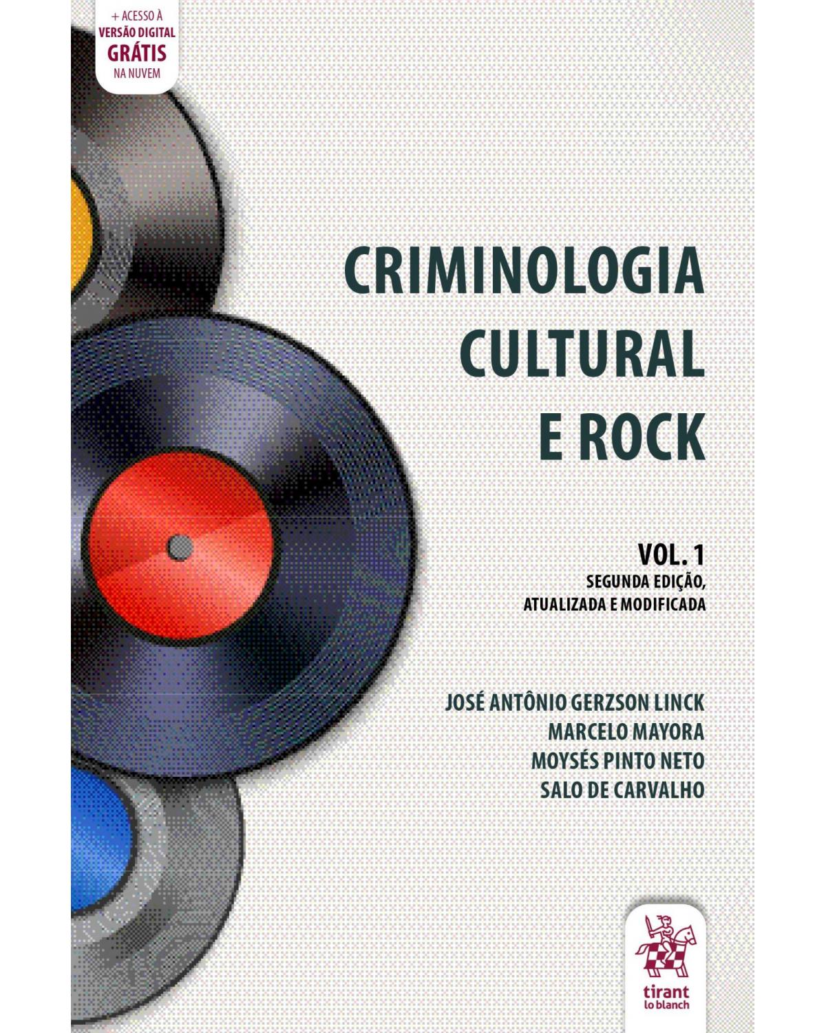 Criminologia cultural e rock - Volume 1:  - 2ª Edição | 2020
