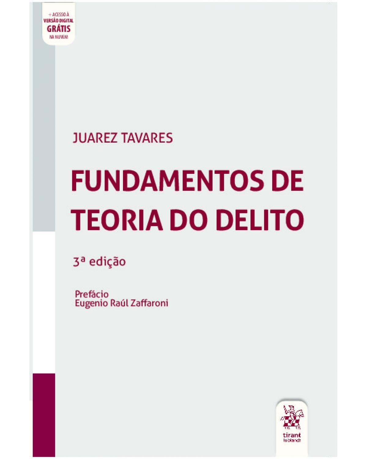 Fundamentos de Teoria do Delito - 3ª Edição | 2020