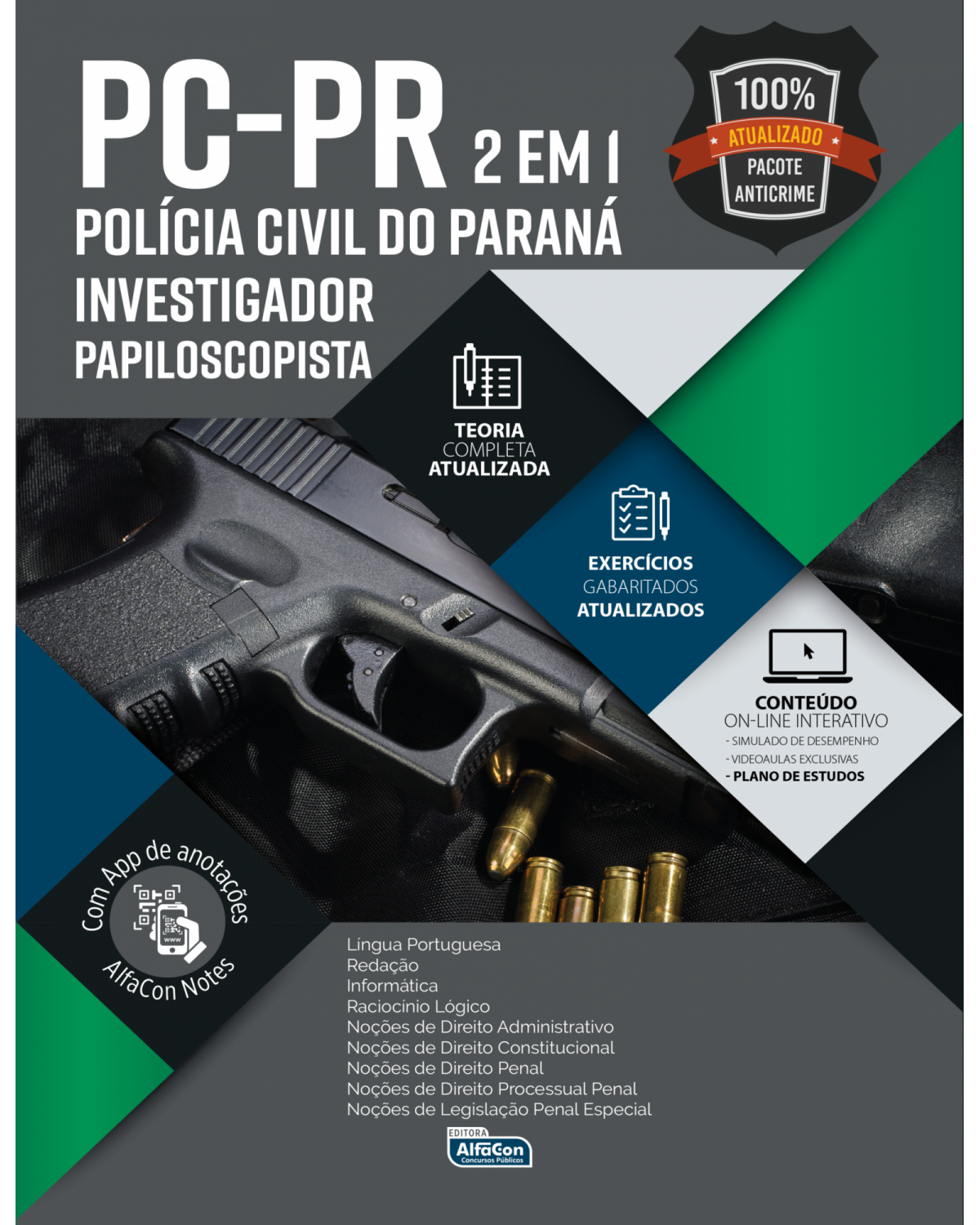 Investigador de polícia e papiloscopista da Polícia Civil do Paraná - Edital 2020 - 1ª Edição | 2020