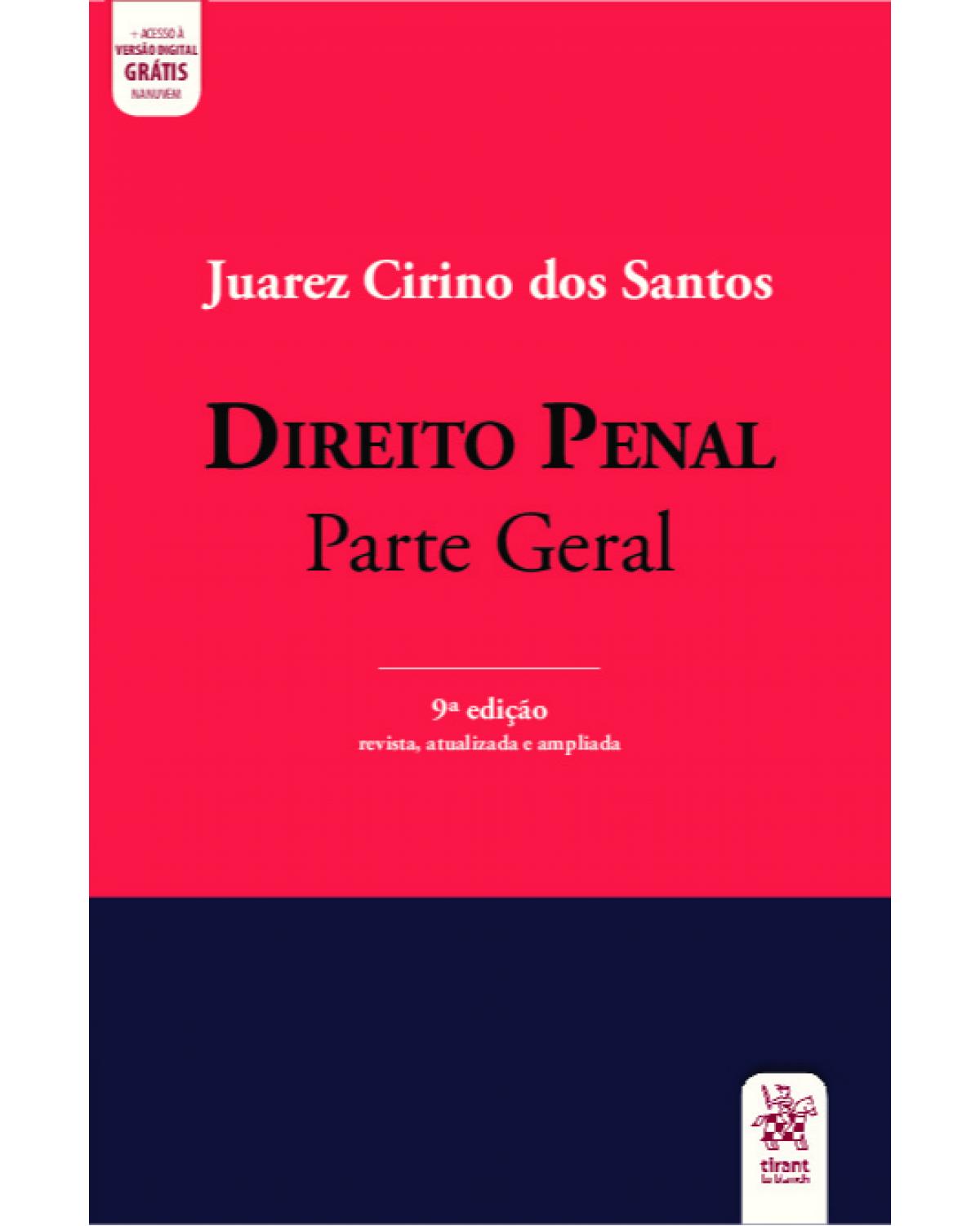 Direito penal - Parte geral, 9ª edição - 9ª Edição | 2020