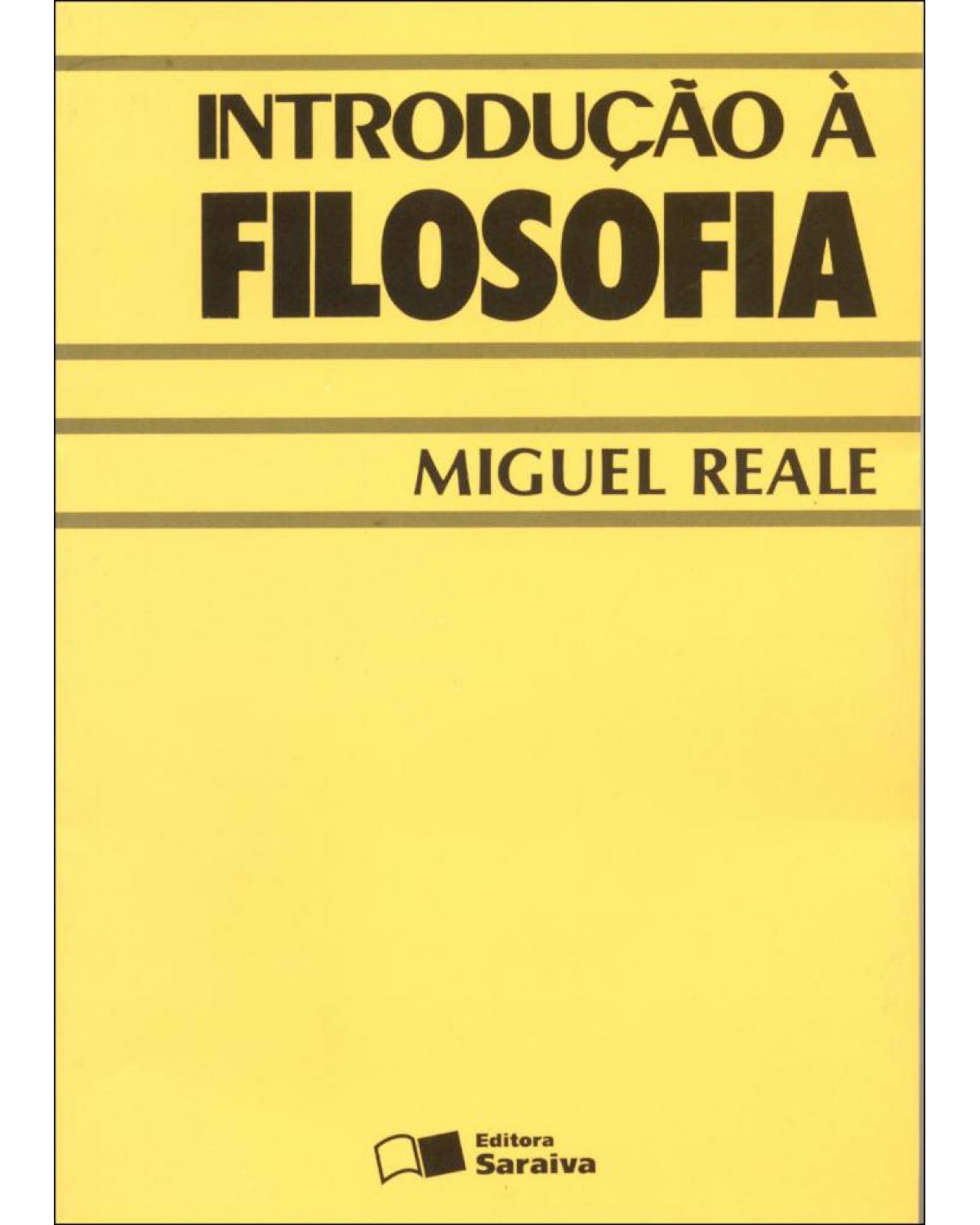 Introdução À Filosofia - 4ª Edição 2007 - 4ª Edição | 2007