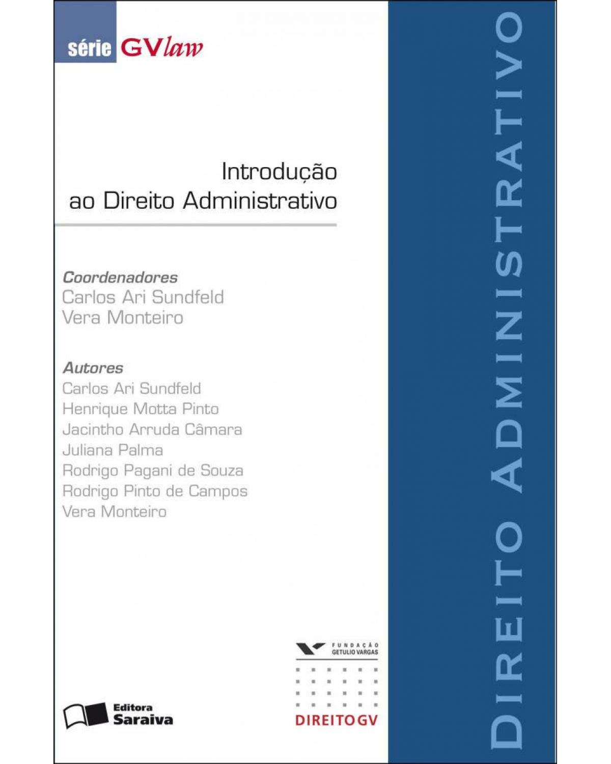 Introdução ao direito administrativo - 1ª Edição | 2008