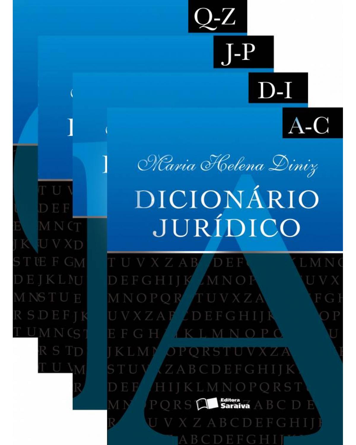Dicionário jurídico - 3ª Edição | 2008