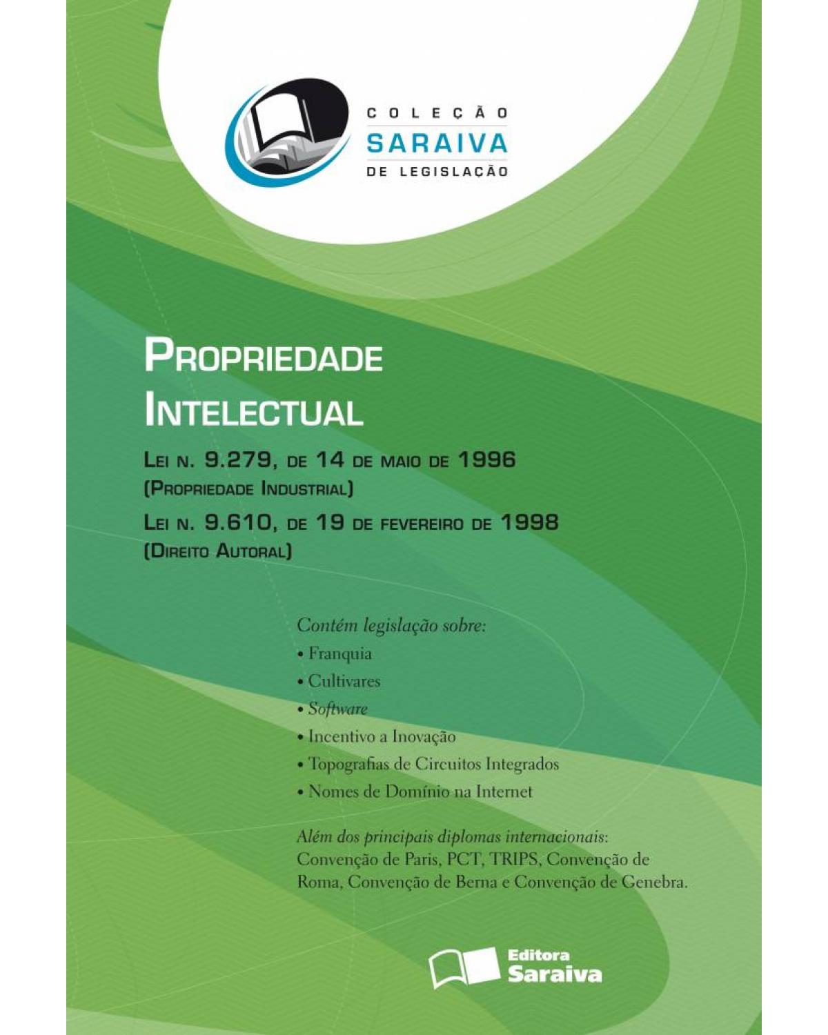 Propriedade Intelectual - 1ª Edição 2011 - 1ª Edição | 2011