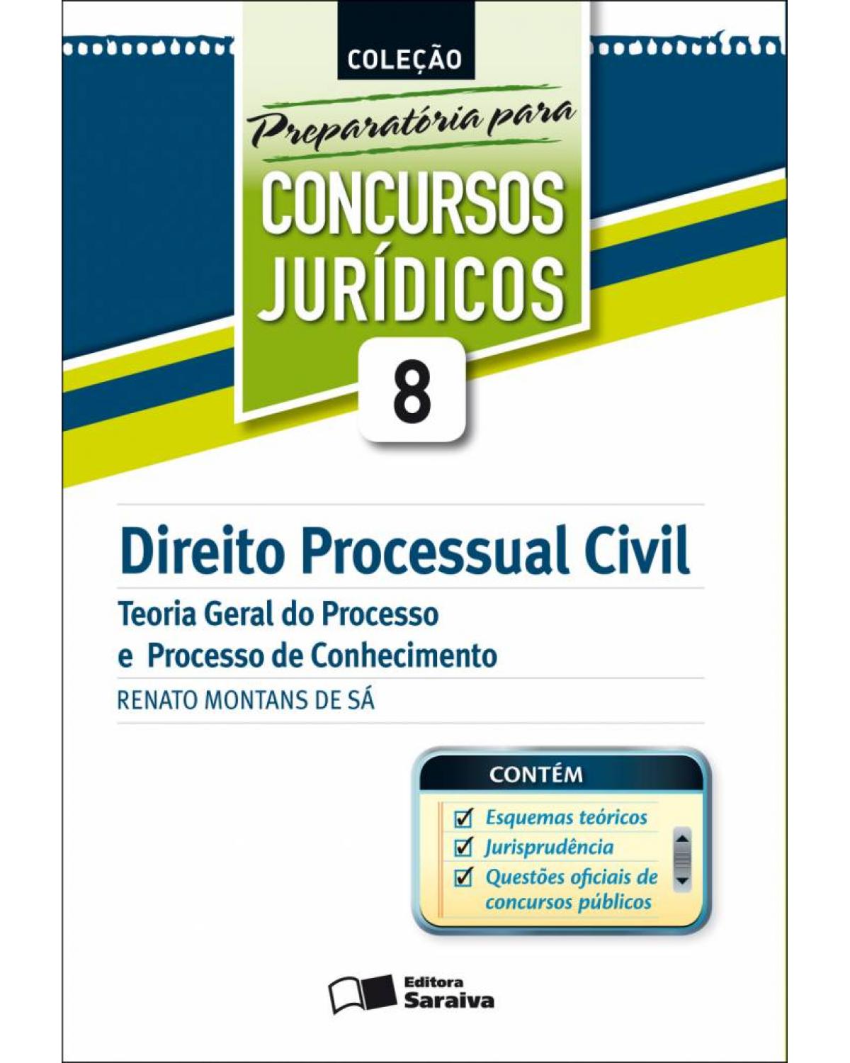 Direito processual civil: teoria geral do processo e processo de conhecimento - 1ª Edição | 2011