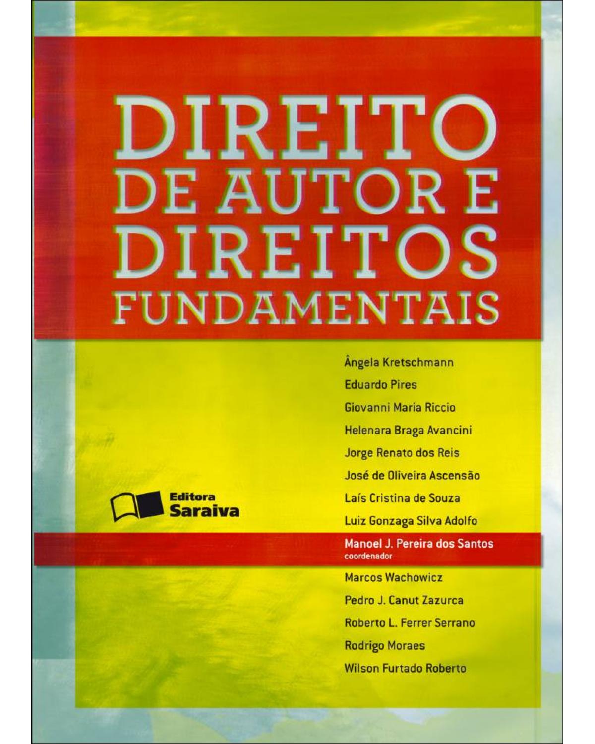 Direito de Autor e Direitos Fundamentais - 1ª Edição 2011 - 1ª Edição | 2011