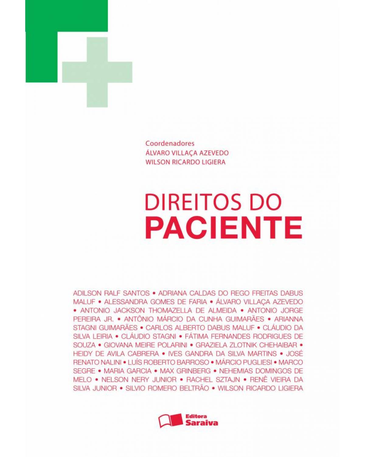 Direitos do paciente - 1ª Edição | 2013