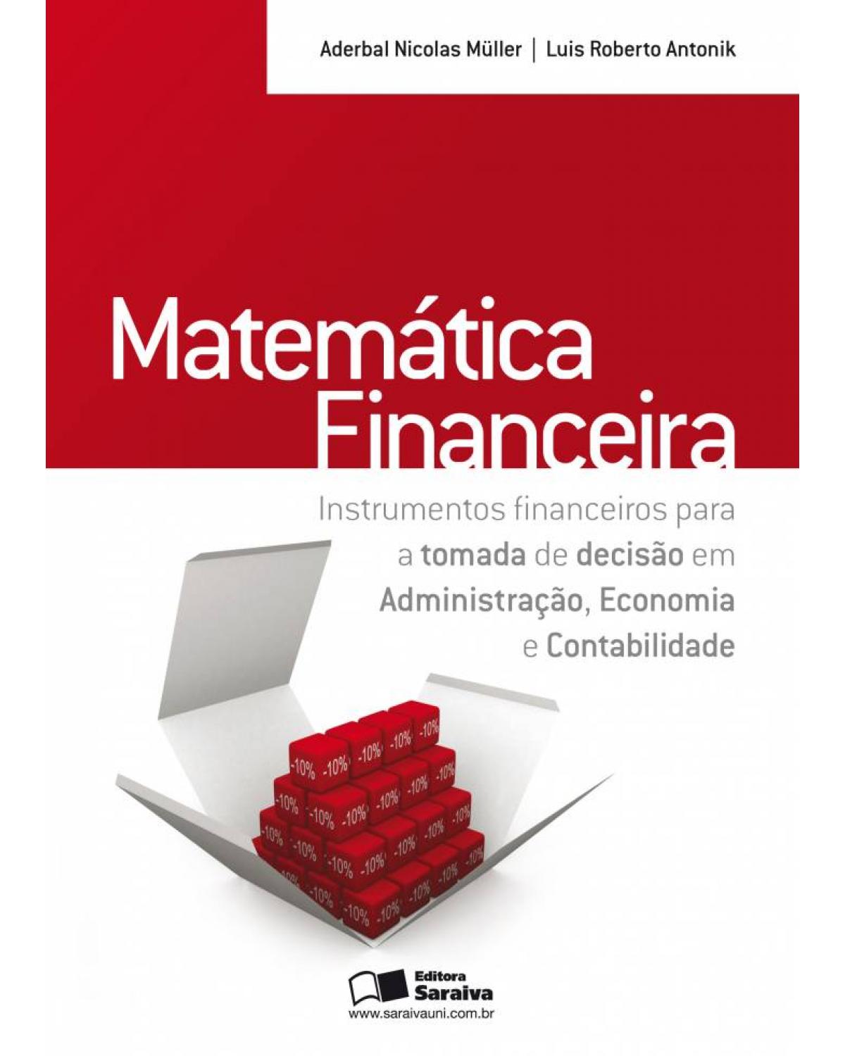 Matemática financeira - 1ª Edição | 2013