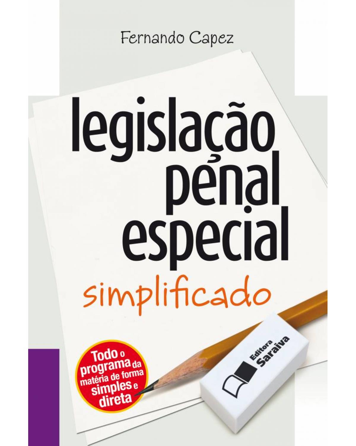 Legislação penal especial - Simplificado - 8ª Edição | 2012