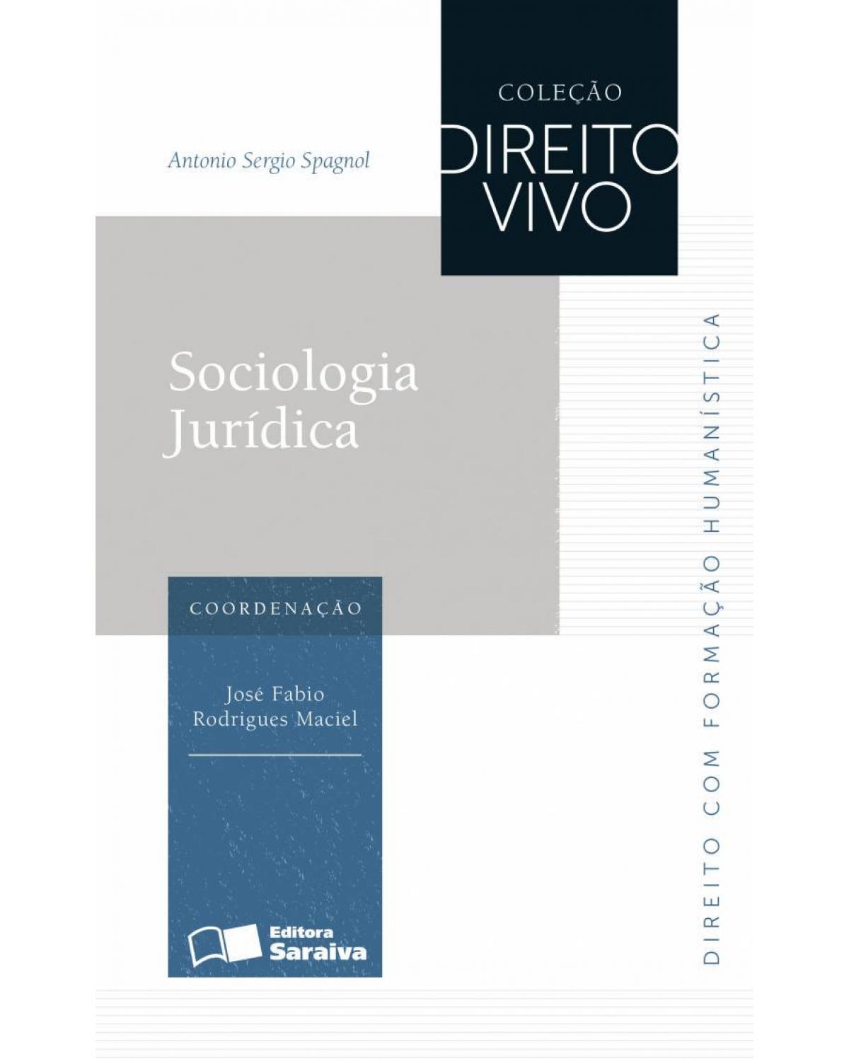 Sociologia jurídica - 1ª Edição | 2013