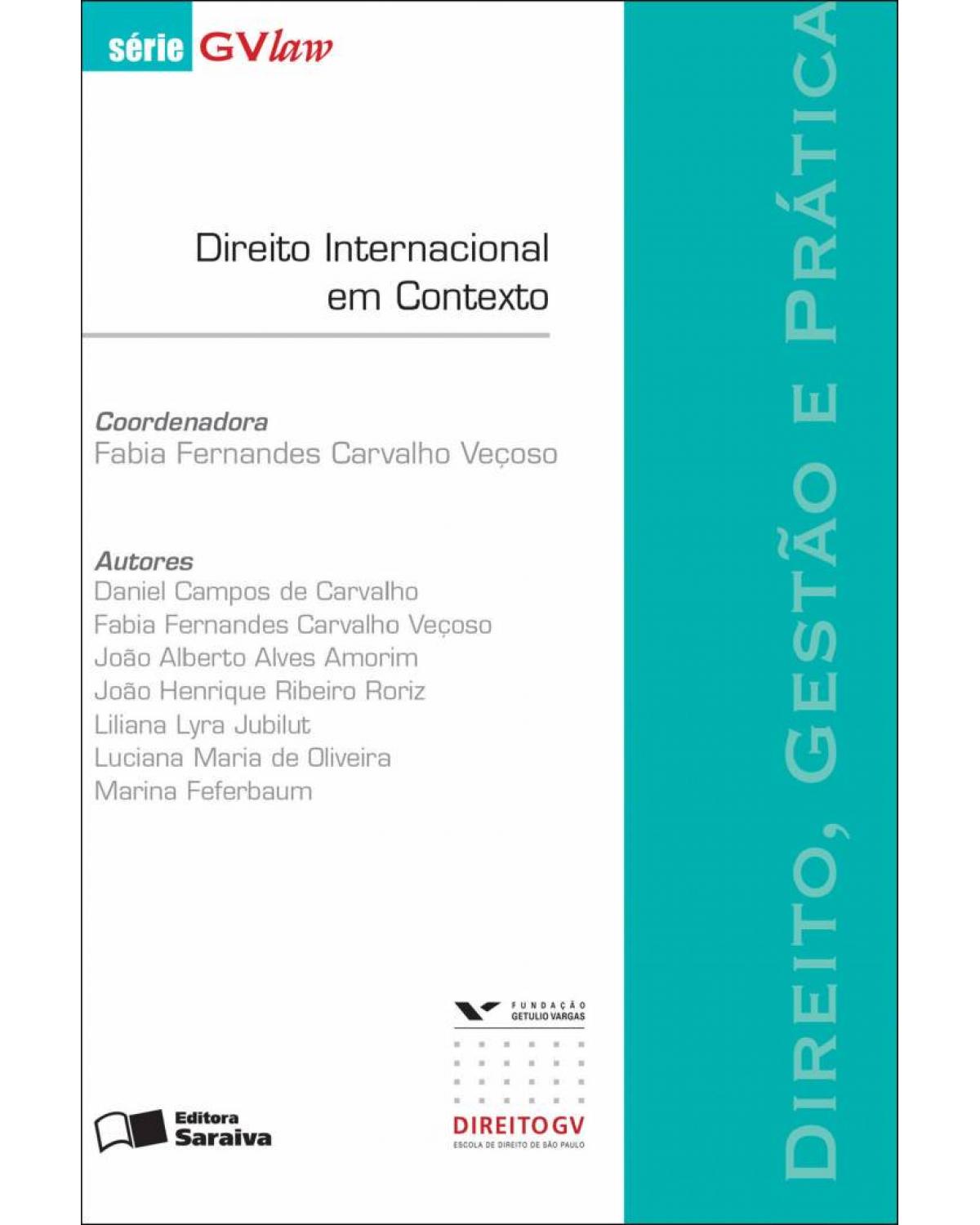 Direito internacional em contexto - 1ª Edição | 2012
