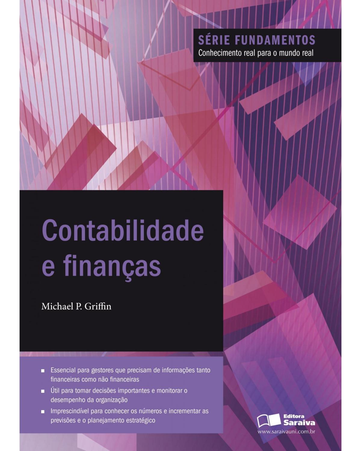 Contabilidade e finanças - 1ª Edição | 2012