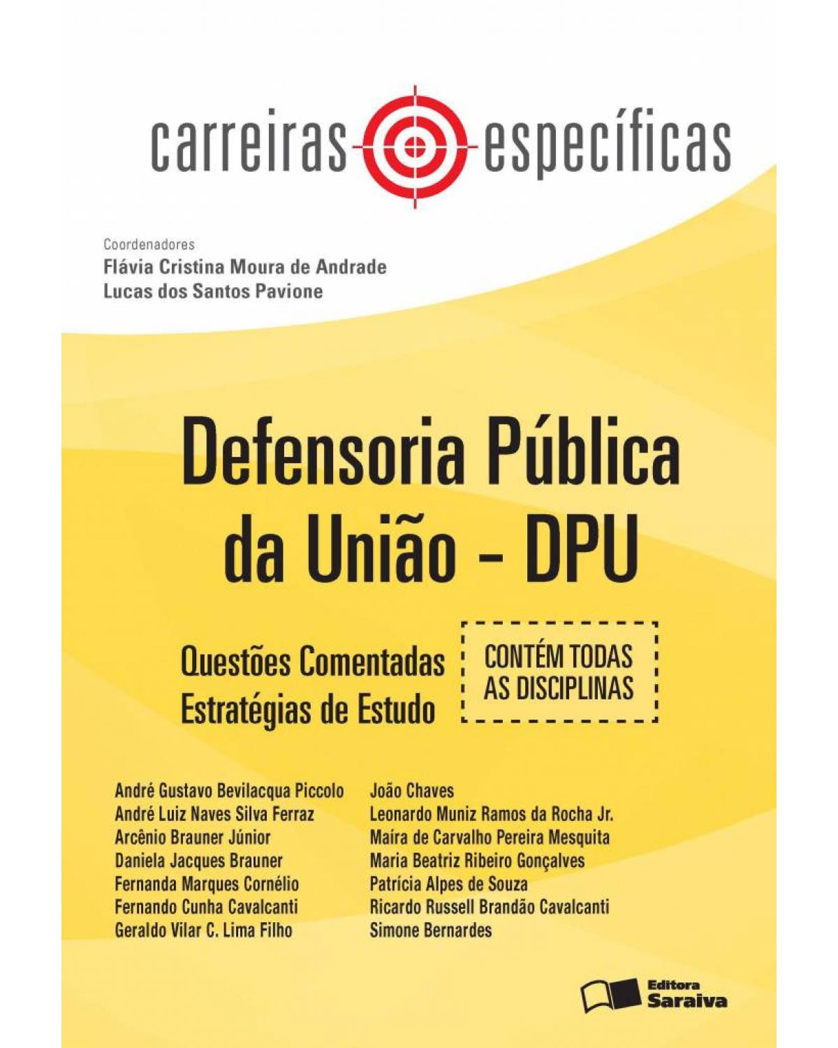 Defensoria pública da união - DPU - 1ª Edição | 2013