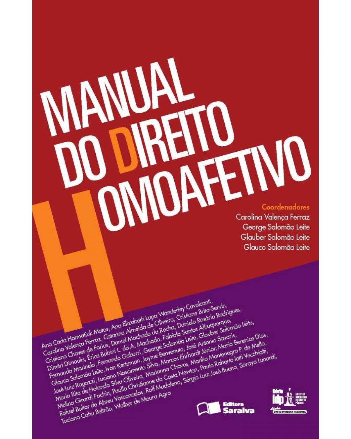 Manual do direito homoafetivo - 1ª Edição | 2013