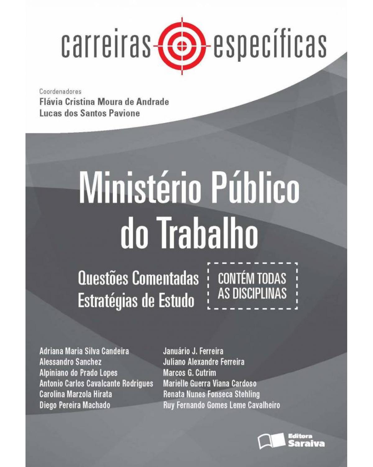 Ministério público do trabalho - 1ª Edição | 2013