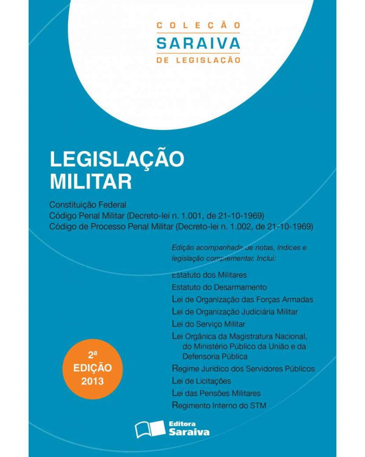 Legislação militar - 2ª Edição | 2013
