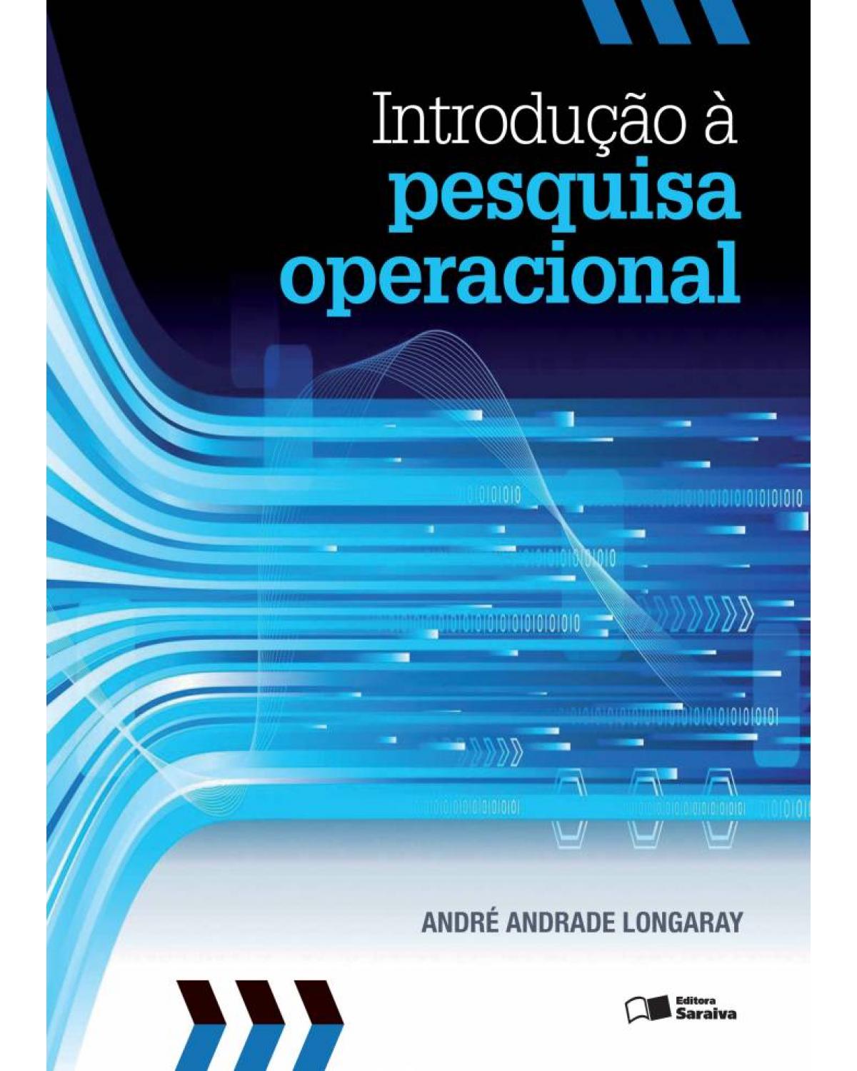Introdução à pesquisa operacional - 1ª Edição | 2013