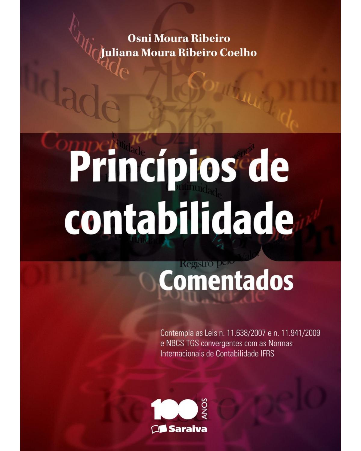 Princípios de contabilidade - comentados - 1ª Edição | 2014