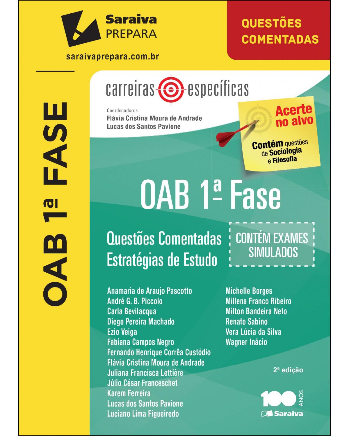 OAB 1ª fase - questões comentadas - Estratégias de estudo - 2ª Edição | 2015