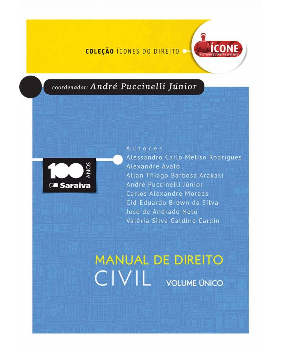 Manual de direito civil - volume único - 1ª Edição | 2015