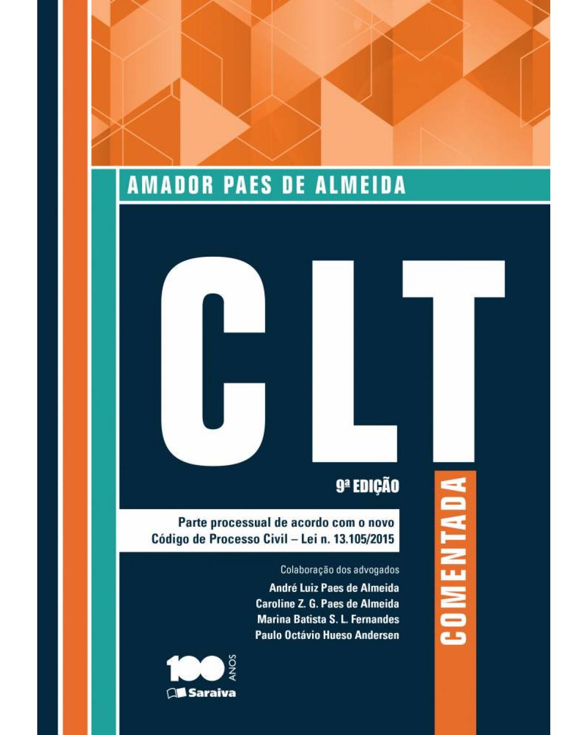 CLT comentada - 9ª Edição | 2015