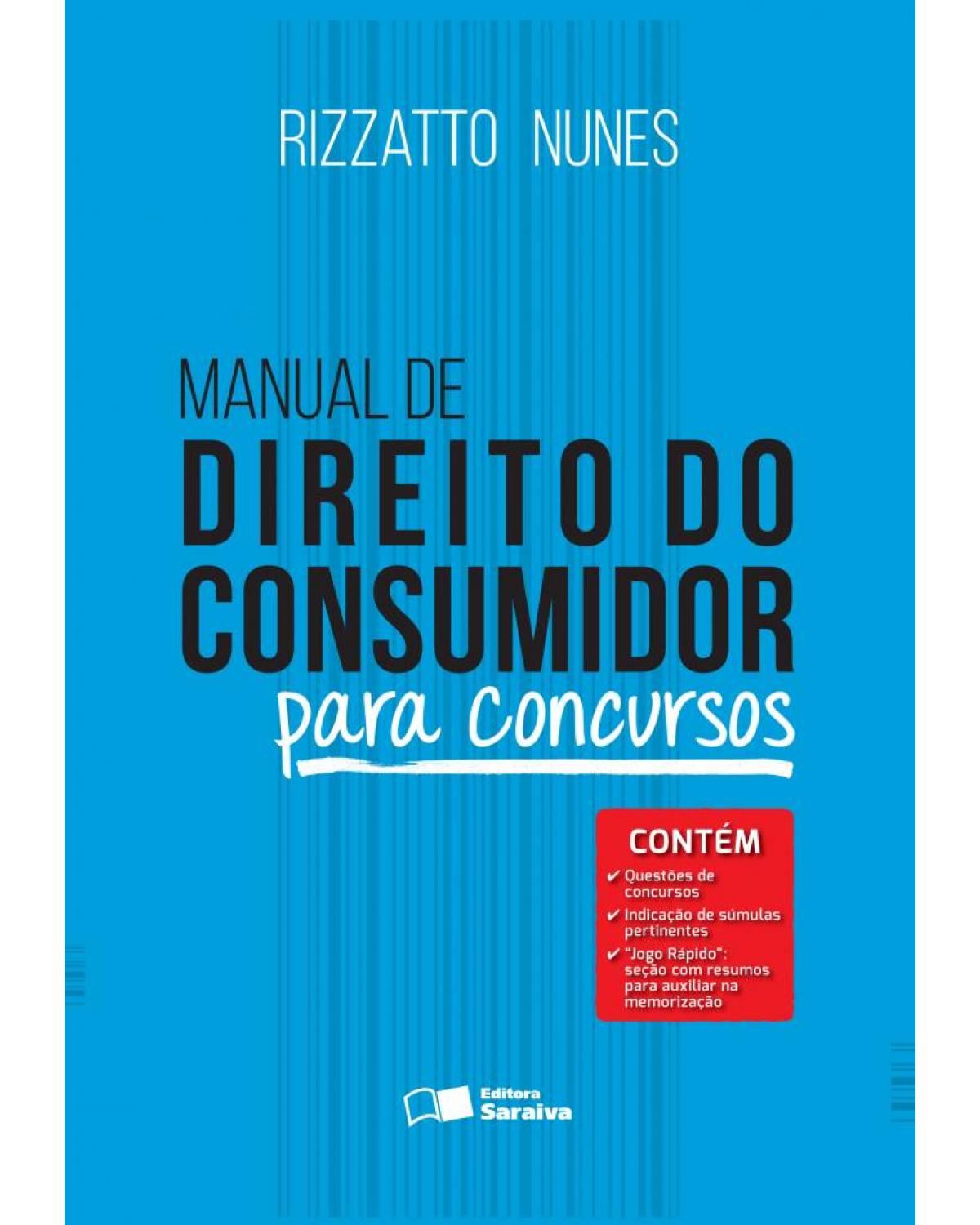 Manual do direito do consumidor para concursos - 1ª Edição | 2015
