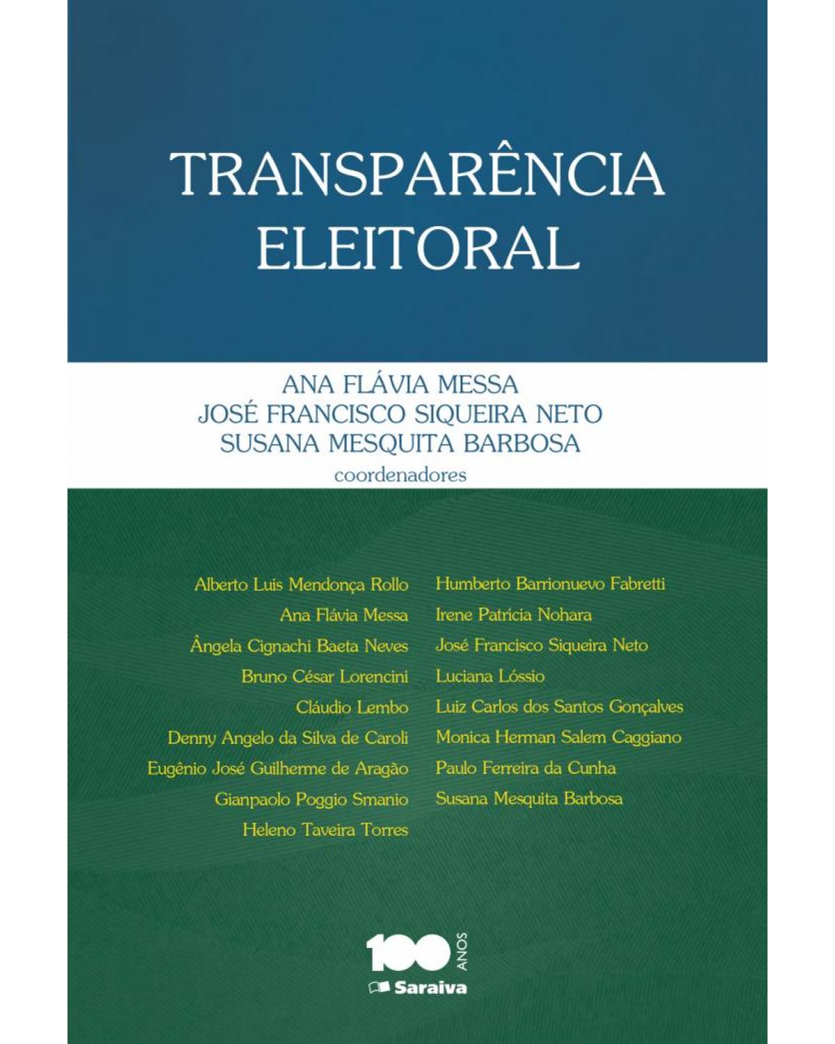 Transparência eleitoral - 1ª Edição | 2015