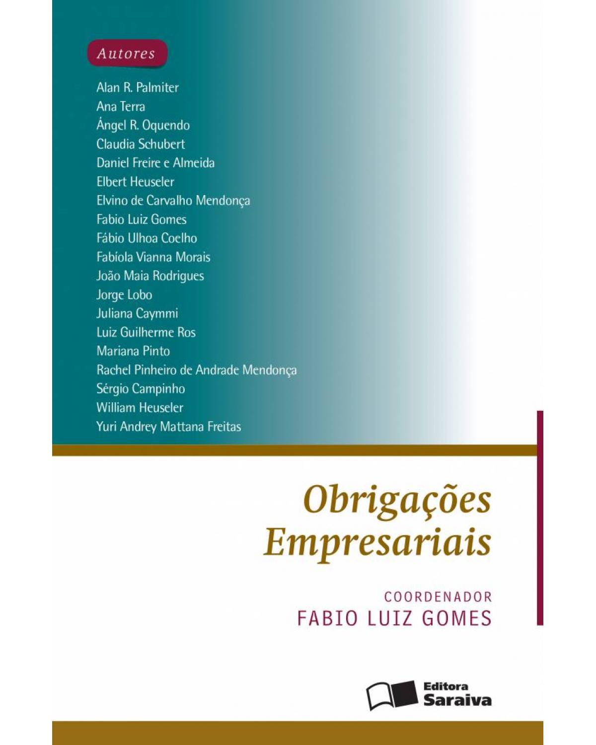 Obrigações empresariais - 1ª Edição | 2016