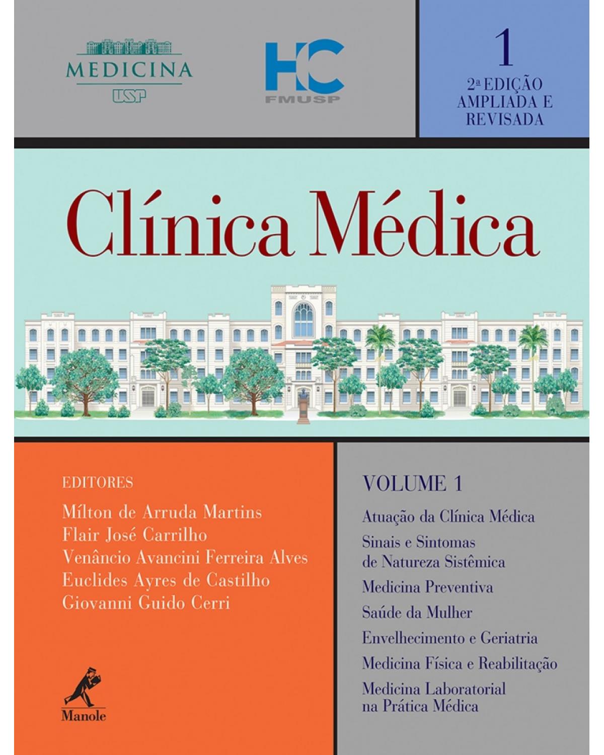 Clínica médica - Volume 1:  - 2ª Edição | 2016