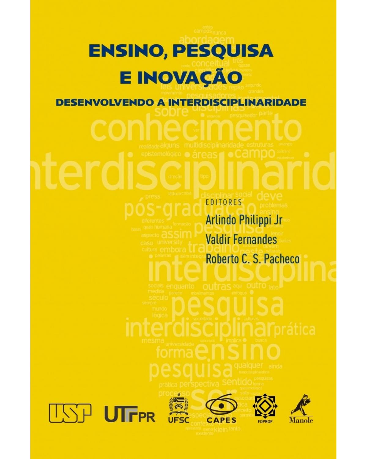 Ensino, pesquisa e inovação - Desenvolvendo a interdisciplinaridade - 1ª Edição | 2016