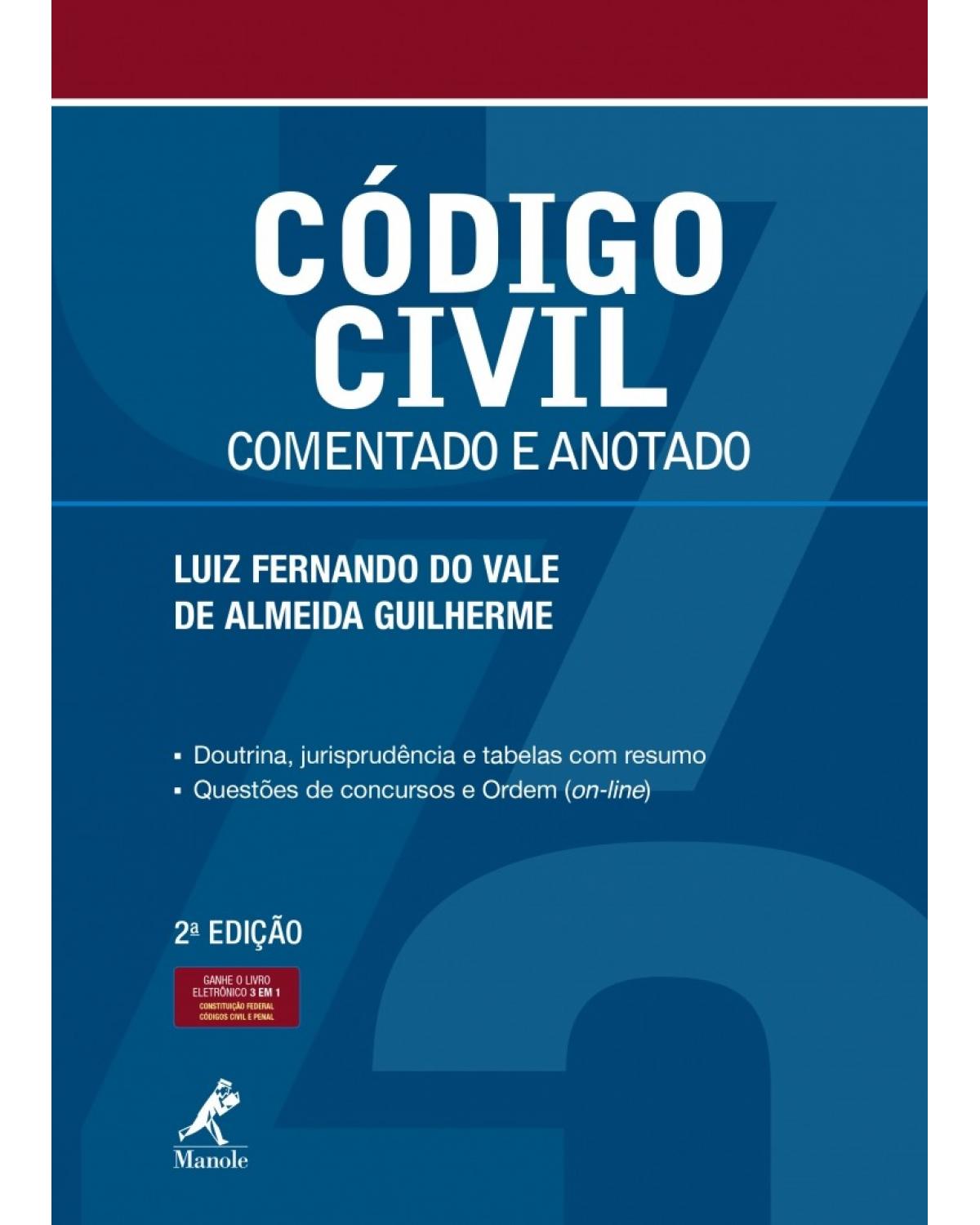 Código civil - Comentado e anotado - 2ª Edição | 2017