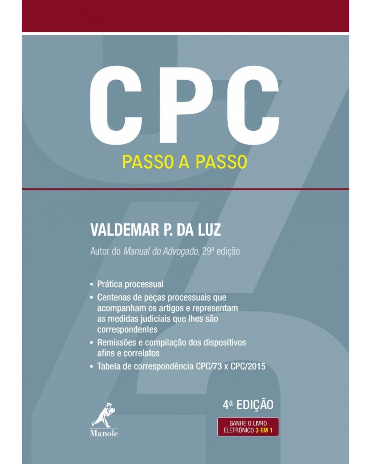 CPC - Passo a passo - 4ª Edição | 2017