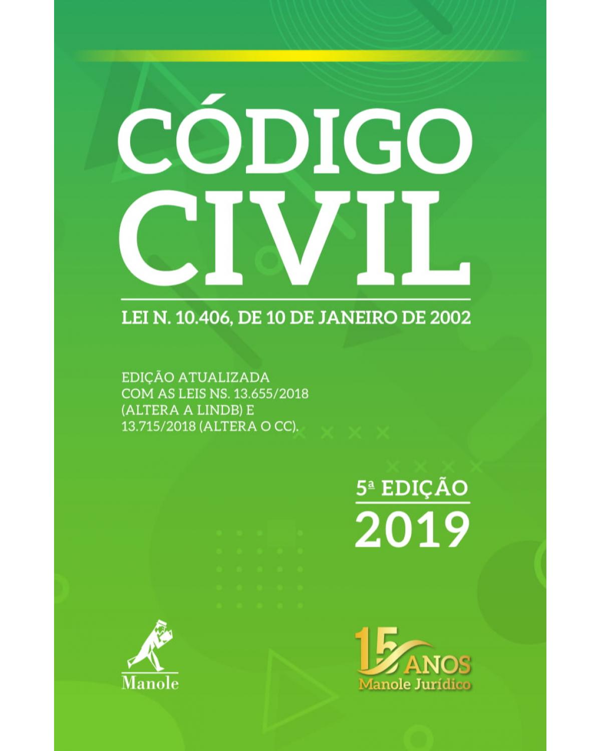 Código civil - 5ª Edição | 2019