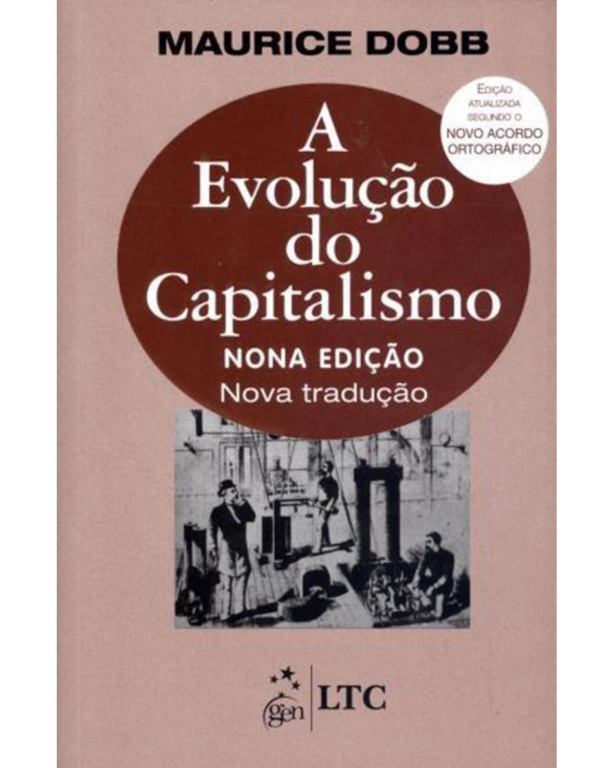 A evolução do capitalismo - 9ª Edição | 1987
