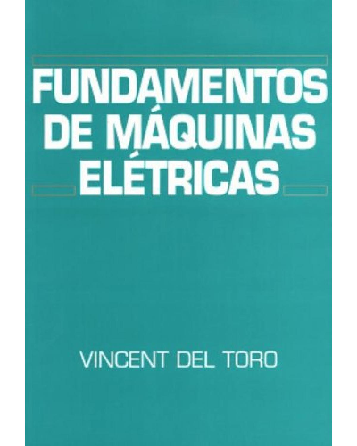 Fundamentos de máquinas elétricas - 1ª Edição | 1994