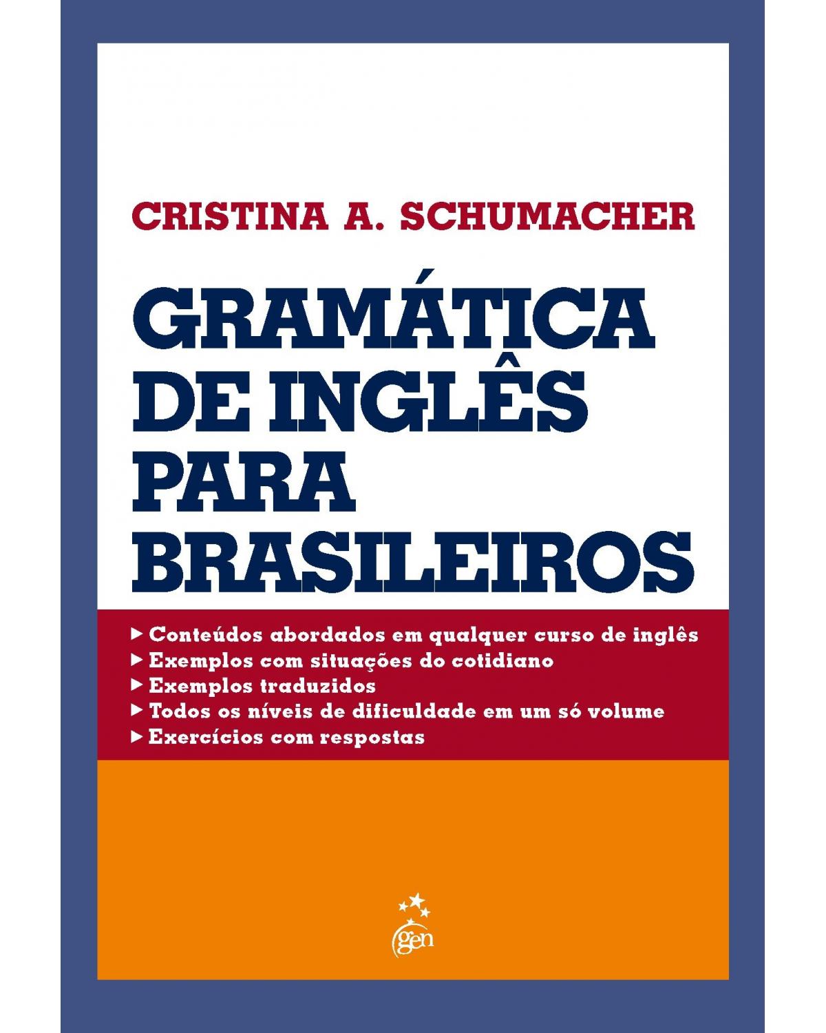 Gramática de inglês para brasileiros : 1ª Edição | 2010