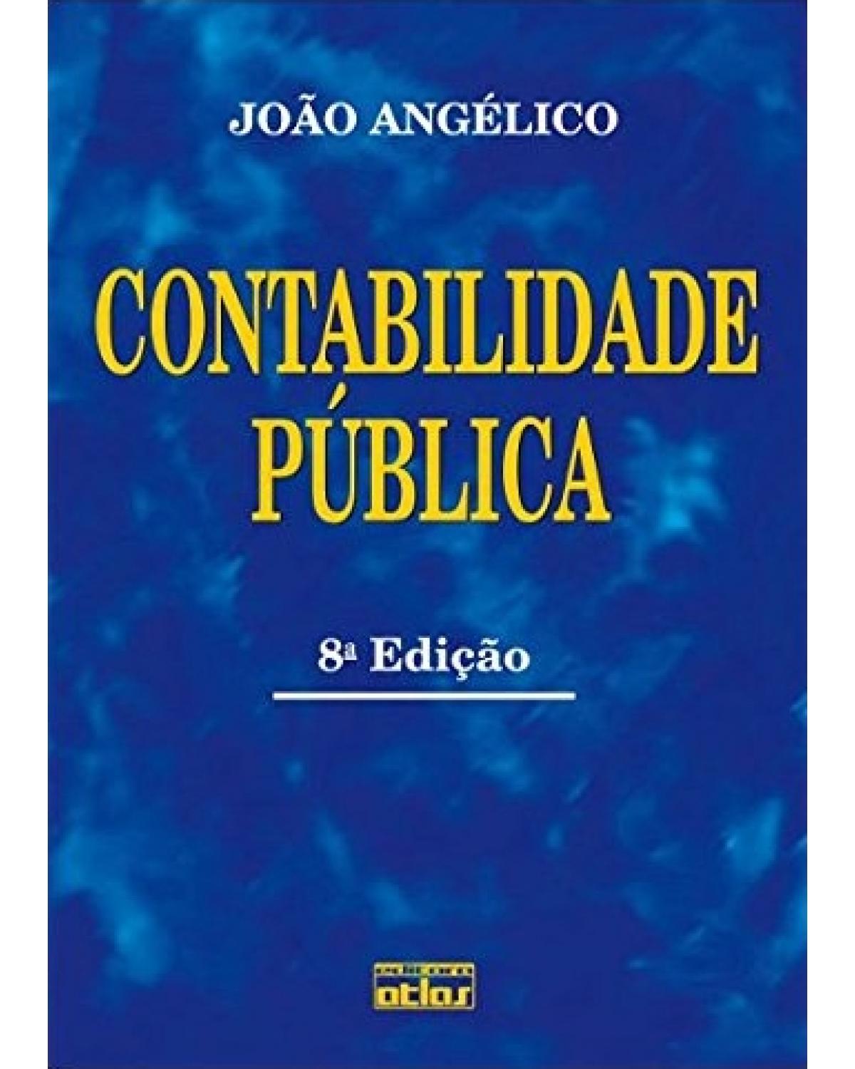Contabilidade pública - 8ª Edição | 1994