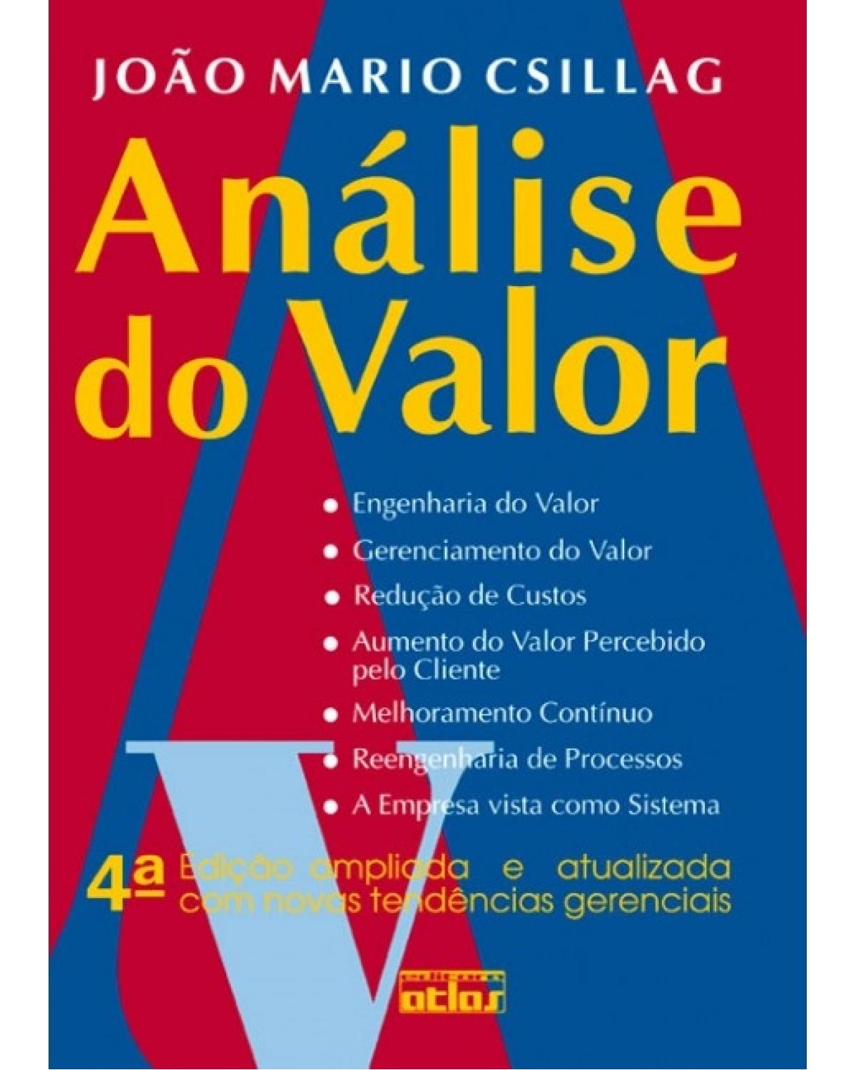 Análise do valor - 4ª Edição | 1995
