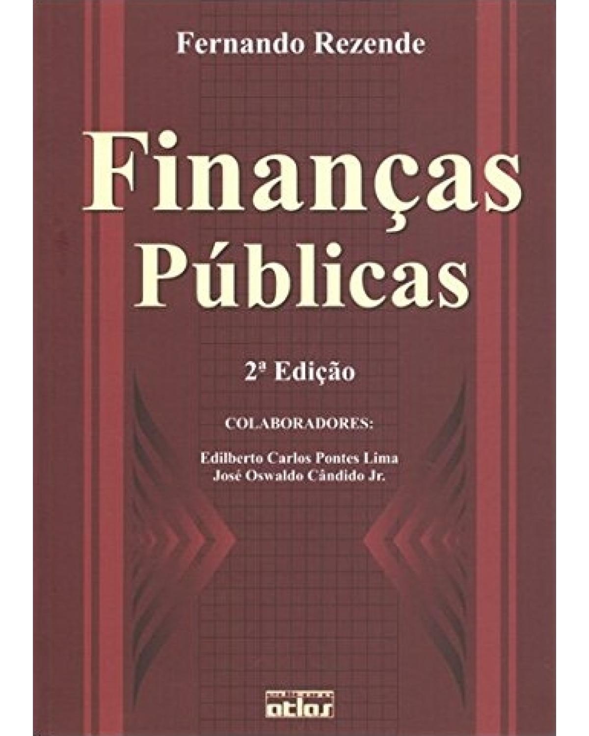 Finanças públicas - 2ª Edição | 2002