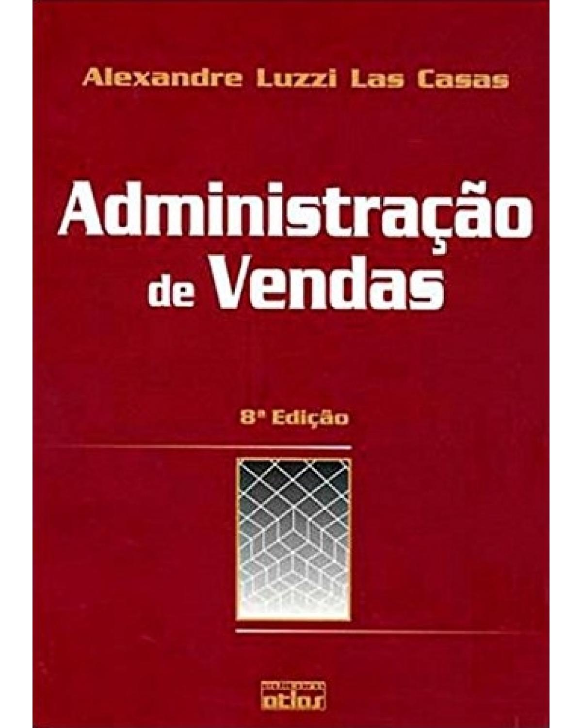 Administração de vendas - 8ª Edição | 2005
