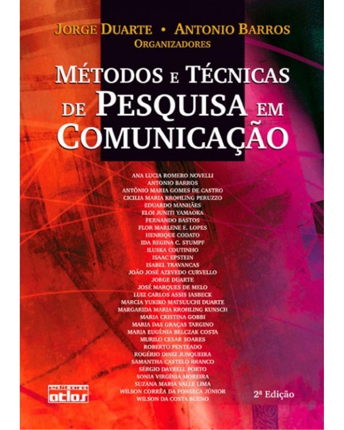 Métodos e técnicas de pesquisa em comunicação - 2ª Edição | 2006
