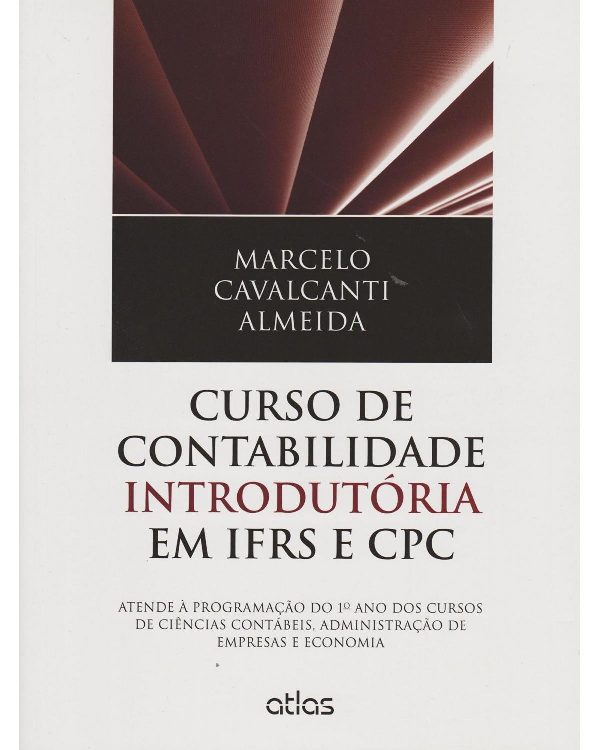 Curso de contabilidade introdutória em IFRS e CPC - 1ª Edição | 2014