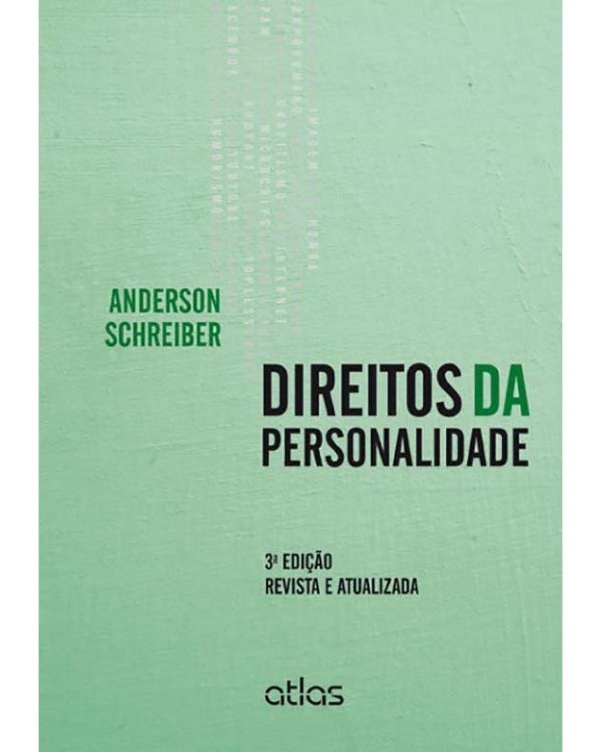 Direitos da personalidade - 3ª Edição | 2014