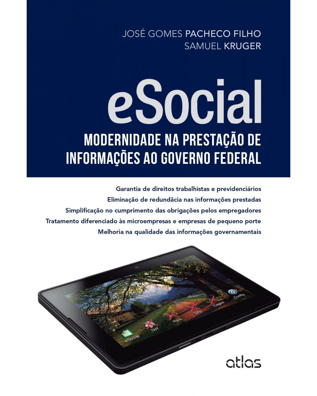 eSocial - Modernidade na prestação de informações ao governo federal - 1ª Edição | 2015