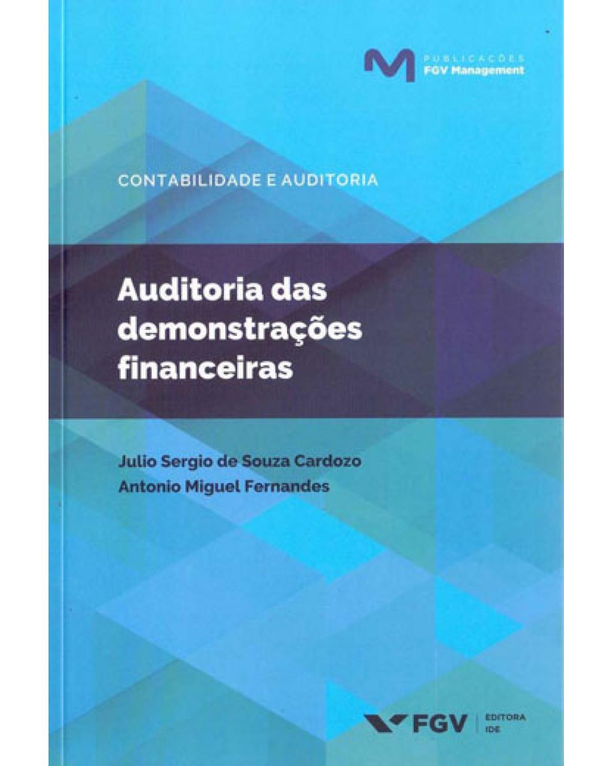 Auditoria das demonstrações financeiras - 1ª Edição