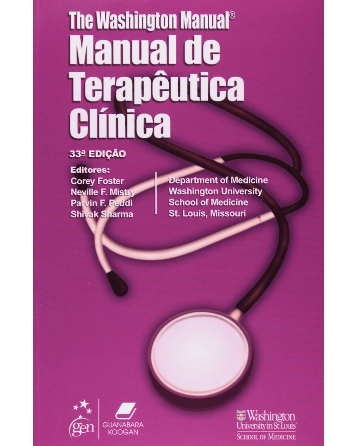 Manual de terapêutica clínica - 33ª Edição | 2012